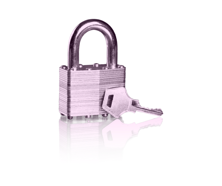 Privacy policy lock and key